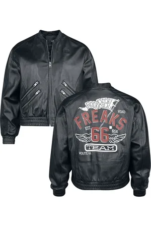 Rock Rebel Rock Nahkatakki - Rock Rebel X Route 66 - Leather Jacket - S- XXL - varten Naiset