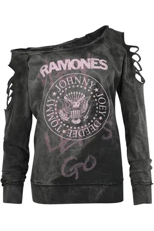 RAMONES Svetari - Pink Logo - S- M - varten Naiset