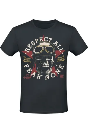 GASOLINE BANDIT T-paita - Respect All Fear None - S- 4XL - varten Miehet