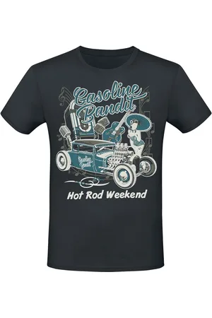 GASOLINE BANDIT Rockabilly T-paita - Hot Rod Weekend - S- 4XL - varten Miehet