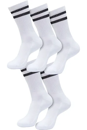 Urban classics Sukat - Double Stripe Socks 5-Pack - EU35-38- EU 43-46 - varten