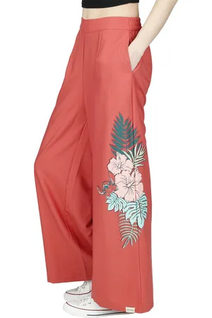 Disney Disney Kangashousut - Stitch - Blumen - S- XXL - varten Naiset
