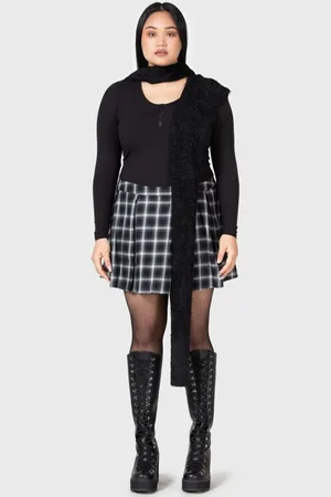 KIHILIST by KILLSTAR Gootti Pitkähihainen paita - Lune Sting Ribbed Top - S- 4XL - varten Naiset