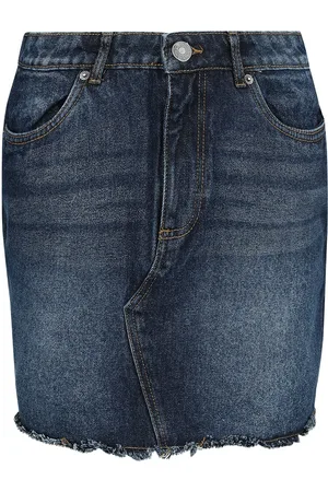 Urban classics Lyhyt hame - Ladies Heavy Mini Denim Skirt - 28- 29 - varten Naiset
