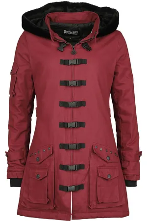 Gothicana Gootti Välikausitakki - Bloodsucker - XS- 3XL - varten Naiset