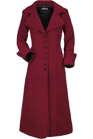 Gothicana Gootti Pitkät Takit - Desdemona - S- XXL - varten Naiset