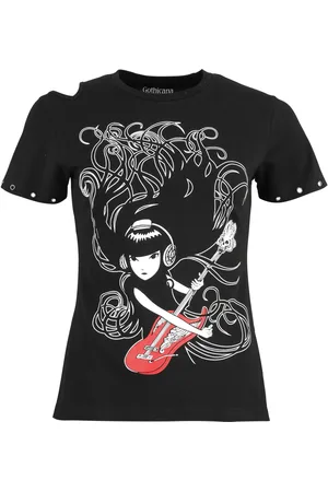 Gothicana Gootti T-paita - Gothicana X Emily the Strange T-paita - S- XXL - varten Naiset