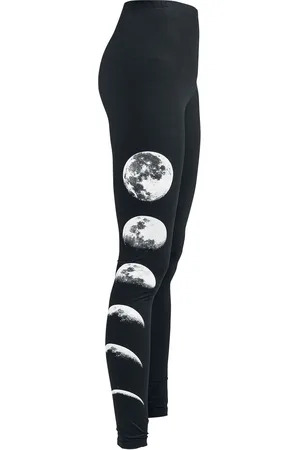Gothicana Gootti Leggingsit - Leggingsit kuupainatuksilla - S- XXL - varten Naiset