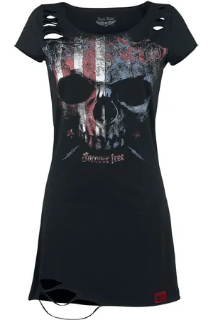 Rock Rebel Rock Lyhyt mekko - Living Legend - XS- 5XL - varten Naiset
