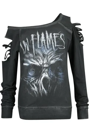 IN FLAMES Svetari - Ghost - S- XXL - varten Naiset
