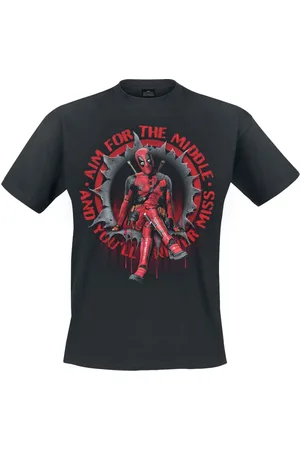 DEADPOOL T-paita - Aim For The Middle - L- XXL - varten Miehet