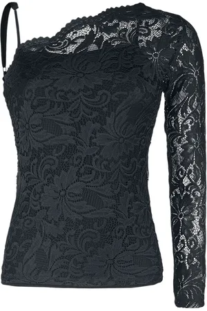 EMP Pitkähihainen paita - One-shoulder-pitsipaita - M- XL - varten Naiset