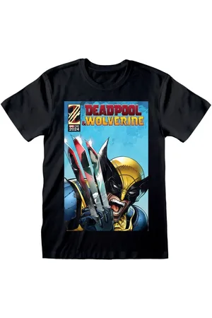 DEADPOOL T-paita - & Wolverine - Wolverine Reflection - S- XXL - varten Miehet