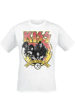Kiss T-paita - Hotter Then Hell - S- 3XL - varten Miehet