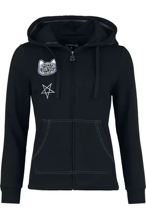 Gothicana Gootti Vetoketjuhuppari - Sorry, I have plans with my cat - S- XXL - varten Naiset