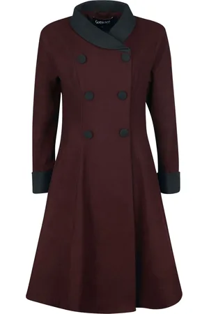 Gothicana Gootti Pitkät Takit - Ophelia Coat - S- XXL - varten Naiset