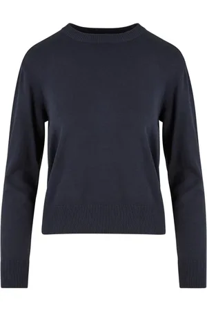 Urban classics Svetari - Ladies Knitted Roundneck Jumper pusero - S- 3XL - varten Naiset