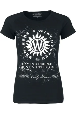 Supernatural T-paita - Saving People Hunting Things - S- XXL - varten Naiset