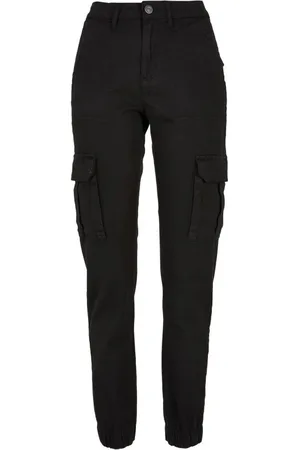 Urban classics Reisitaskuhousut - Ladies Cotton Twill Utility Trousers housut - 31- 32 - varten Naiset