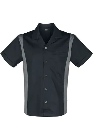 Chet Rock Lyhythihainen kauluspaita - Rattlesnake Bowling Shirt - S- L - varten Miehet