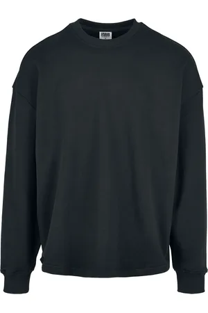 Urban classics Svetari - Organic Oversized Boxy Crew pitkähihainen paita - S- XL - varten Miehet