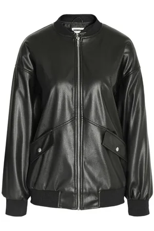 Noisy May Pilottitakki - NMRONJA OVERSIZE PU BOMBER JACKET NOOS - XS- M - varten Naiset