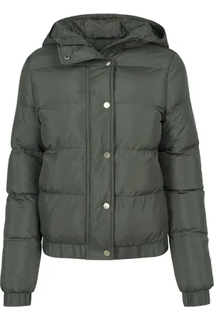 Urban classics Välikausitakki - Naisten Hooded Puffer Takki - XS- XL - varten Naiset