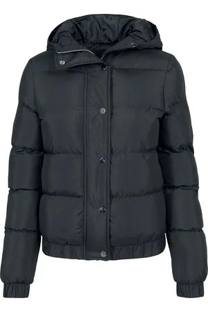 Urban classics Välikausitakki - Naisten Hooded Puffer Takki - XS- L - varten Naiset