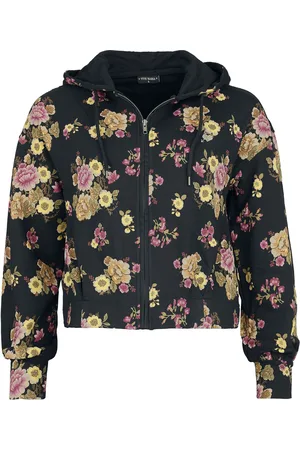 VIVE MARIA Rockabilly Vetoketjuhuppari - Barock Hoodie Jacket - XS- XXL - varten Naiset