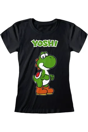 Super Mario Gaming T-paita - Yoshi Name Tag - S- XXL - varten Naiset