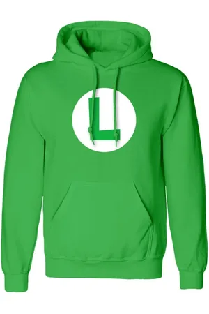 Super Mario Gaming Huppari - Luigi Badge - S- XXL - varten Miehet