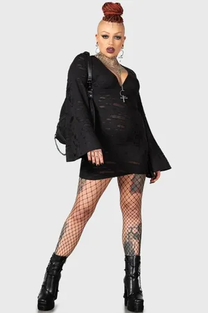 Killstar Gootti Lyhyt mekko - Decaying Dress - XS- M - varten Naiset