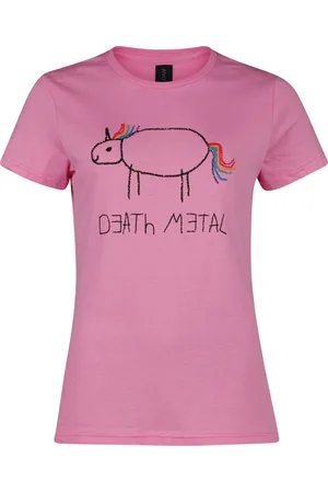 Death Metal Yksisarvinen T-paita - S- XXL - varten Naiset