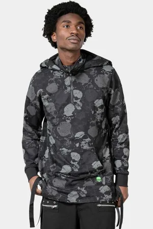 Killstar Gootti Huppari - Tzompantli Oversized Hoodie - XS- XXL - varten Miehet
