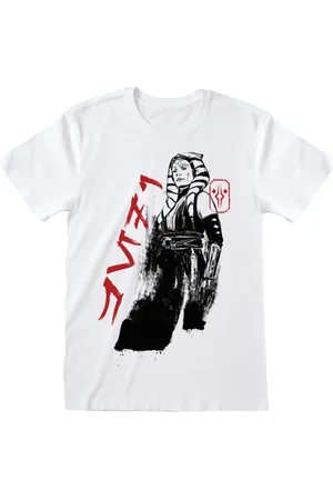 STAR WARS Disney T-paita - Ahsoka - Ink Text - S- XXL - varten Naiset