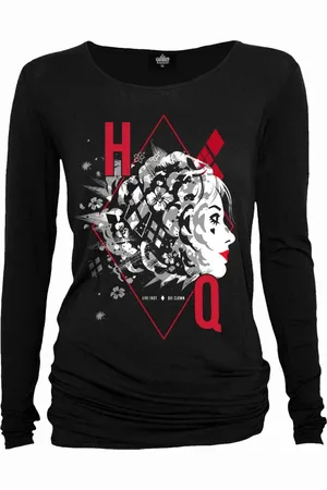 Batman Pitkähihainen paita - Harley Quinn - S- XL - varten Naiset