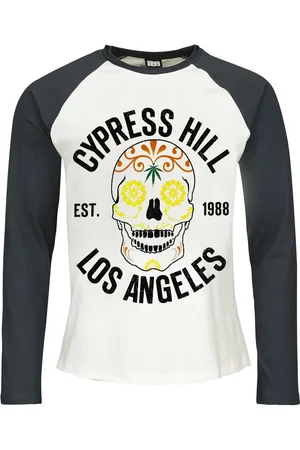 Cypress Hill Pitkähihainen paita - Amplified Collection - Floral Skull - S- 3XL - varten Miehet