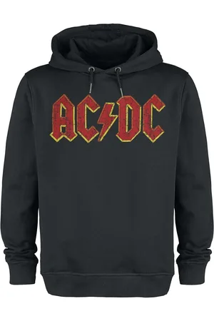 AC/DC Huppari - Amplified Collection - Logo Dark Night - XS- XXL - varten Miehet