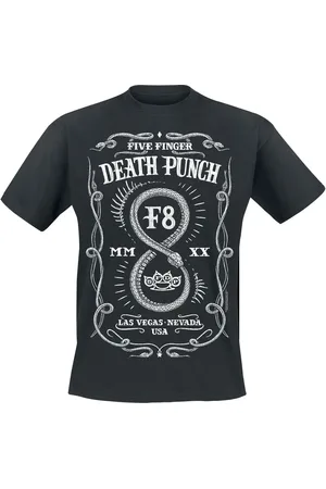 Five Finger Death Punch T-paita - F8 Infinity Label - S- XXL - varten Miehet
