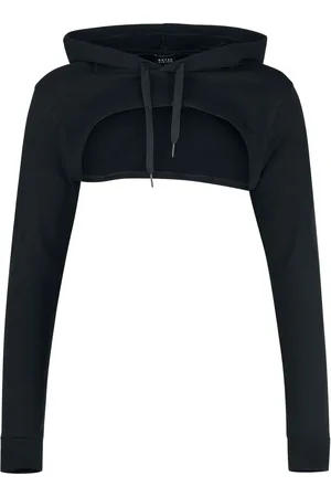 Outer Vision Huppari - Super Cropped Hoodie Doris - S- XXL - varten Naiset