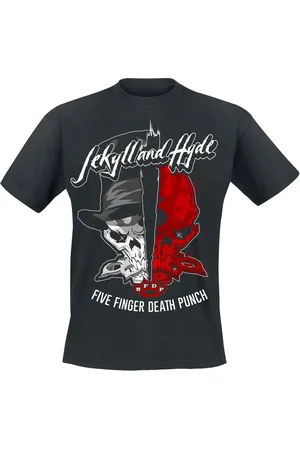 Five Finger Death Punch T-paita - Jekyll And Hyde - S- XXL - varten Miehet