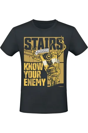 Borderlands Gaming T-paita - 3 - Claptrap - Stairs - S- XXL - varten Miehet