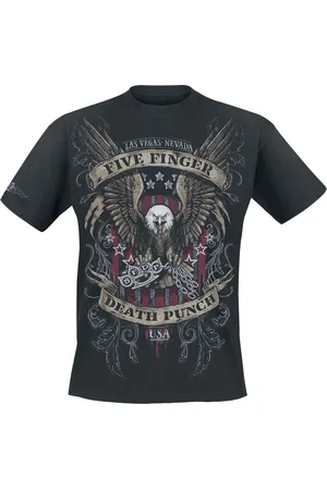 Five Finger Death Punch T-paita - Eagle Color - S- XL - varten Miehet