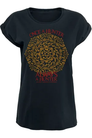 Supernatural T-paita - Once A Hunter Always A Hunter - S- L - varten Naiset