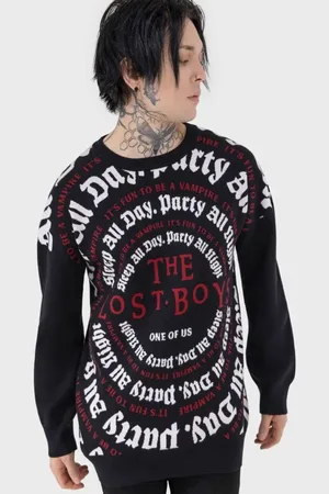 Killstar Svetari - The Lost Boys - Party All Night Shirt - XS- XXL - varten Miehet