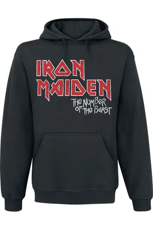 Iron Maiden Huppari - Vintage Logo Faded Edge Album - S- M - varten Miehet