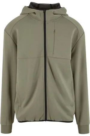 Urban classics Fleece-Takki - Scuba Zip Huppari - S- XXL - varten Miehet