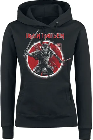 Iron Maiden Huppari - Eddie Warrior - S- XXL - varten Naiset