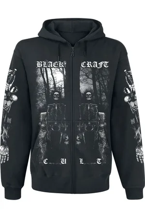 Blackcraft Cult Gootti Vetoketjuhuppari - Nightcrawler Zip Hoodie - M- XXL - varten Miehet