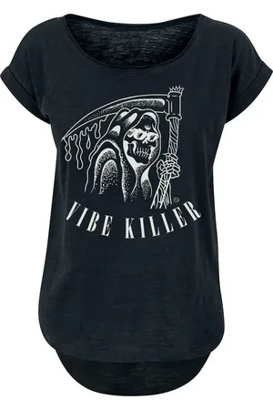 Goodie Two Sleeves Fun T-paita - Vibe Killer - S- XXL - varten Naiset